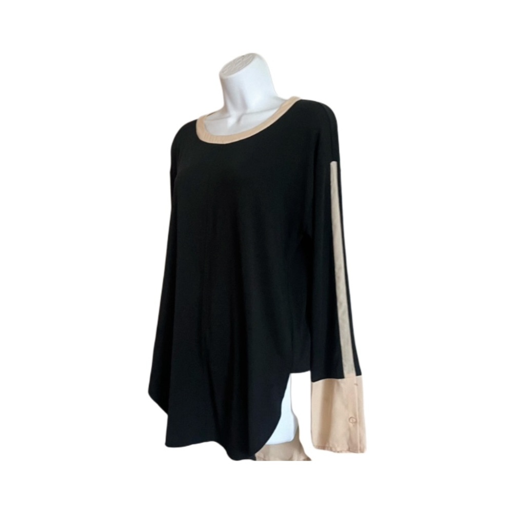 Lysse Multi-Media Long Sleeve Tunic Top